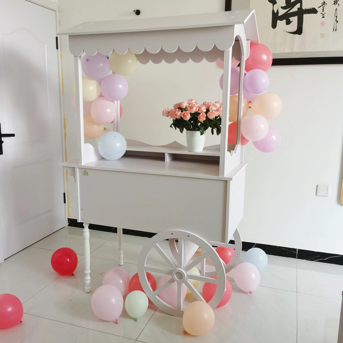 Wooden Craft Car Home Decor With Beautiful Flowers Decoration PVC Wood Material MegaBDM