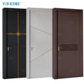 China Top Manufacturer Painted Wood Doors Composite Mdf Interior Doors for Houses Internal Wooden Door