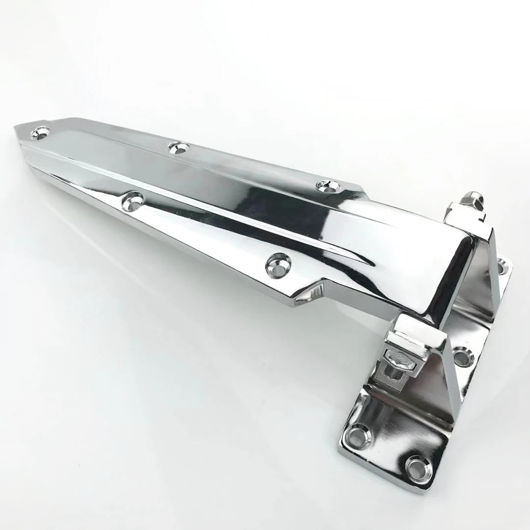 Minran Cold Storage 1470 Stainless Steel Adjustable Exterior Door Hinges 180 Degrees Opening Angle 10 Holes for Kitchen Use