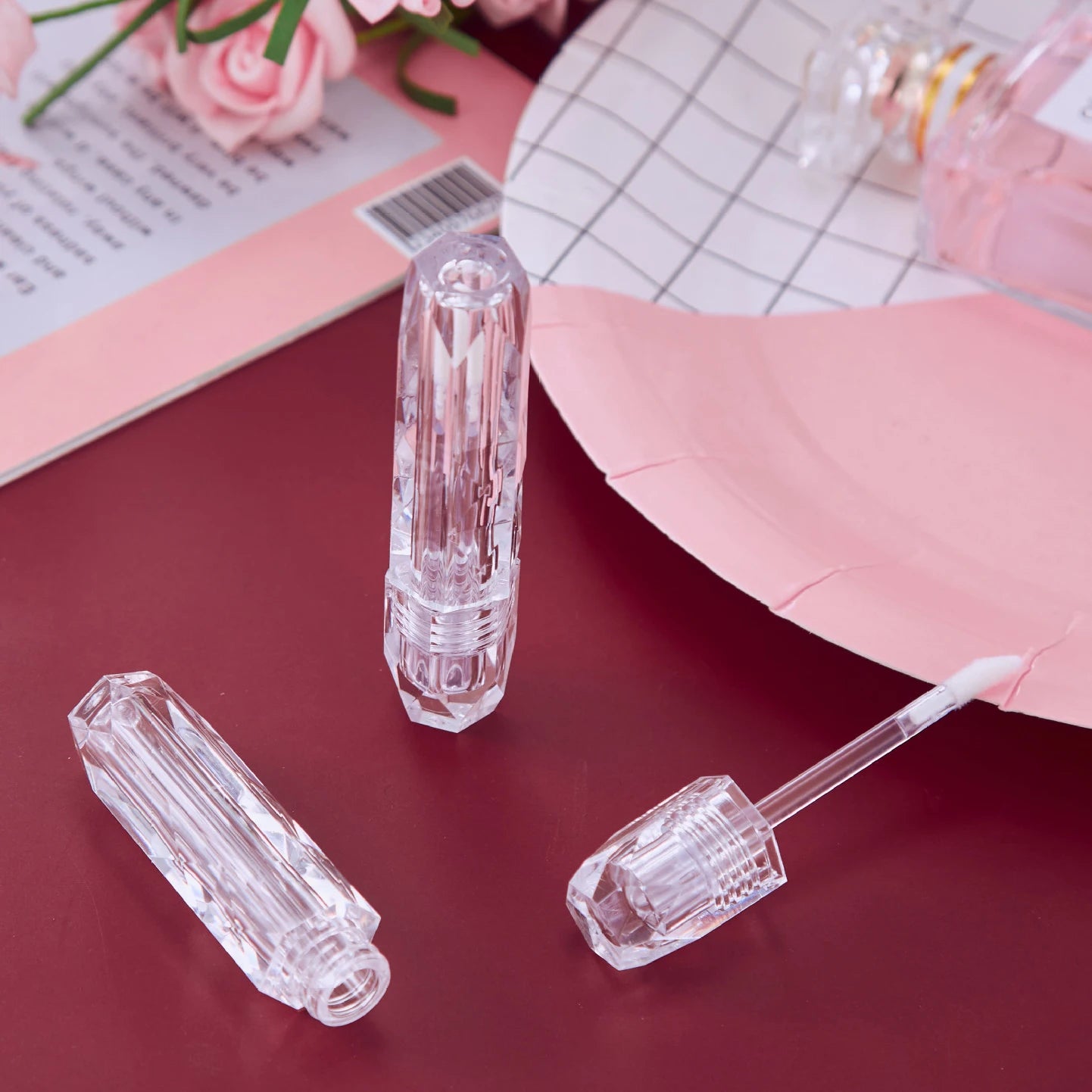 Yueshunxing 2ml Hot-sell Private Label Transparent clear Empty Lip Gloss Tube