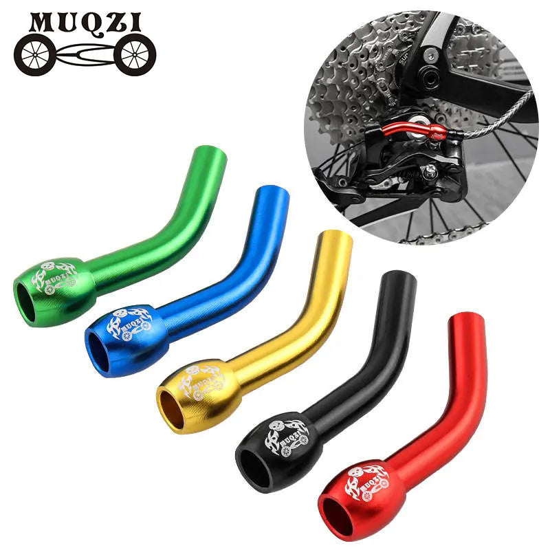 MUQZI Road Foldable Bicycle After the Wire Conduit Aluminum Alloy Tube Extension Tube Rear Derail Line Bent Pipe