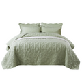 Luxury Jacquard Quilted Bedspread Set Soft Polyester Coverlets Embroidered Detail for King Queen Twin Sizes for Home Hotel