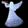 H120cm Modern LED Copper Wire Lights Durable Waterproof Acrylic Angel Figurines Christmas Decorations Home Outdoor Holiday CE