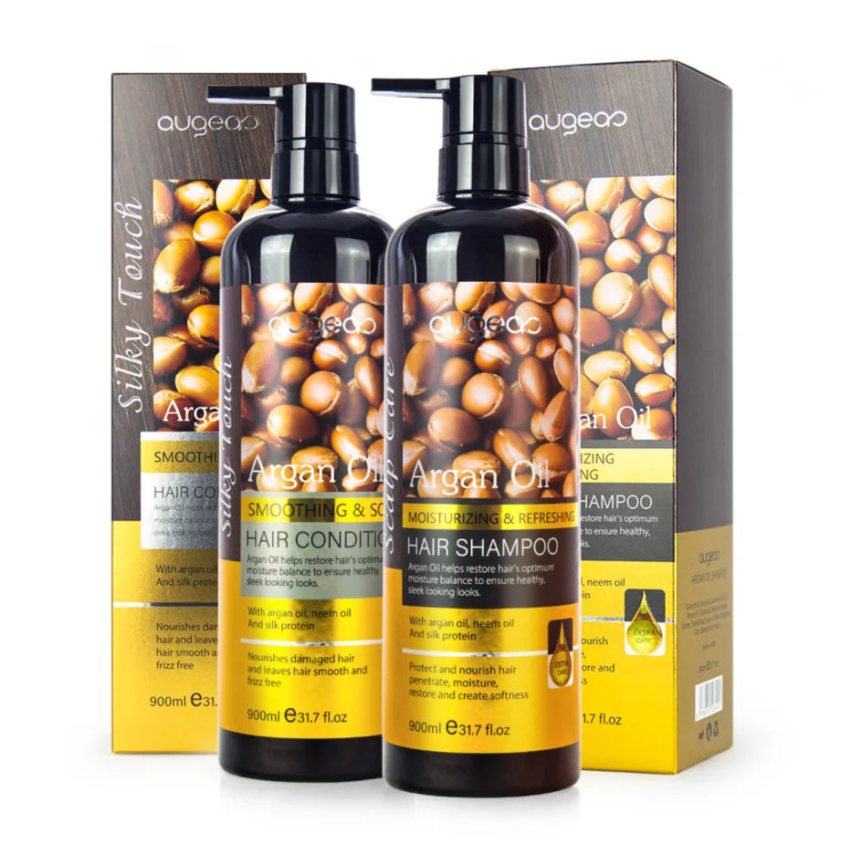 Private Label OEM Wholesale Argan Oil Hair Shampoo and Conditioner Set
