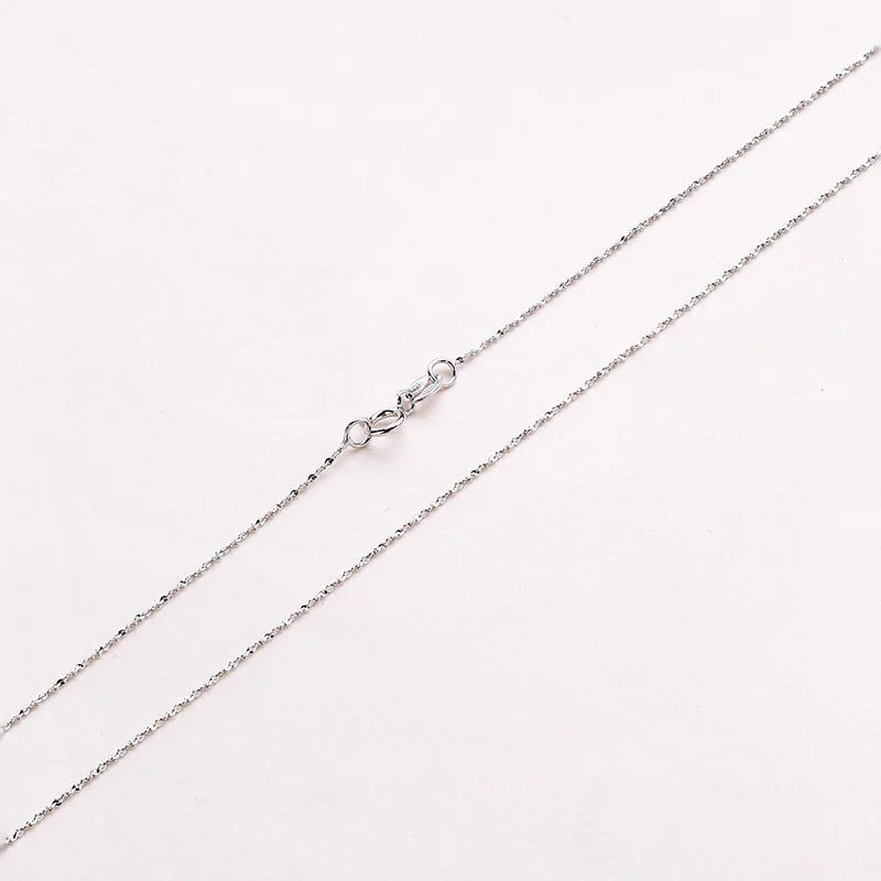 Hot Selling 45cm Box Chain 925 Sterling Silver Singapore Chain