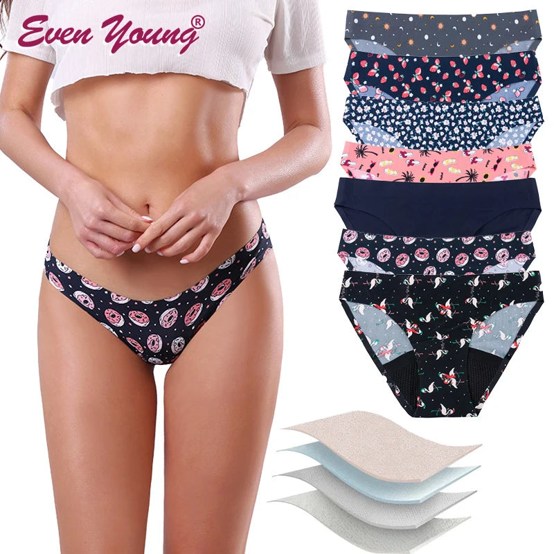 Teen Girls Leak Proof Underwear Teenagers Menstrual Panties Women Panties for Culotte Menstruelle Teens Period Underwear