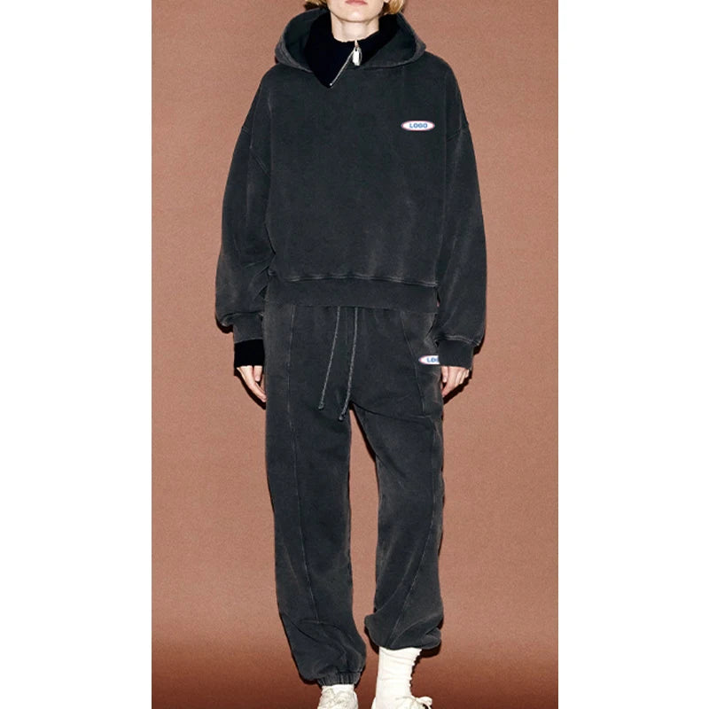 Wholesale Women Clothing Women's Sets Custom Logo Tracksuits for Women Two Piece Sets Sportswear 2 Piece Hoodie and Pants Set