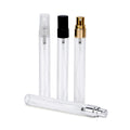 Free Samples Manufacturer Empty 2ml 3ml 5ml 10ml Small Mini Glass Mist Spray Perfume Bottle with Silver Aluminum Lid