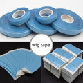 Biological Scalp Available Double Side Human Hair Piece Wig Extension Invisible Adhesive Tape Blue Tape Hair Extensions