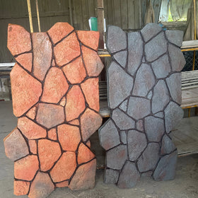 1500*750*60mm PU Mushroom Waterproof Building Materials Thermal Insulation PU Stone