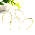 Wholesale Stainless Steel Earring Hook Hypoallergenic Earring Hooks Jewelry Findings for Earring Making