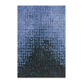 Modern Simple Original Blue Rainy Night Black Hand-painted Texture Thick Oil Abstract Living Room  Wall Art