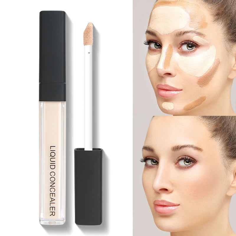 Custom Logo Waterproof Face Makeup Pro Concealer Foundation Vegan Full Coverage Under Eye Liquid Concealer Private Label