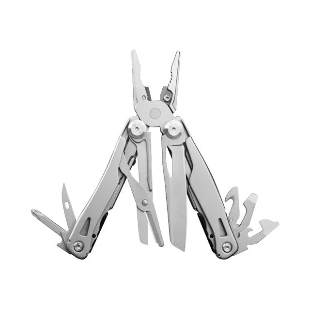 Grand Harvest 16 in 1Stainless Steel Camping Climber Survival Hiking Foldable Full Locking Multi-function Tool with Belt Clip