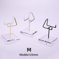 Medium Metal/Acrylic Base Elegant Luxury Crystal Stand Modern Promotion Display Racks with Custom Logo