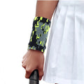 Orange Breathable Baseball Support Wrist Band