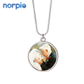 Jewelry Necklace Heat Transfer Metal Single Side Necklace Snake Bone Chain