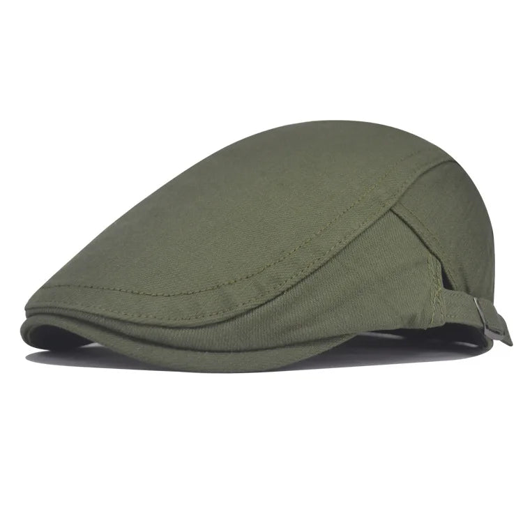 Forward Hat Spring and Autumn Men's and Women's Cap With Short Brim Casual Young Painter Hat Retro Beret