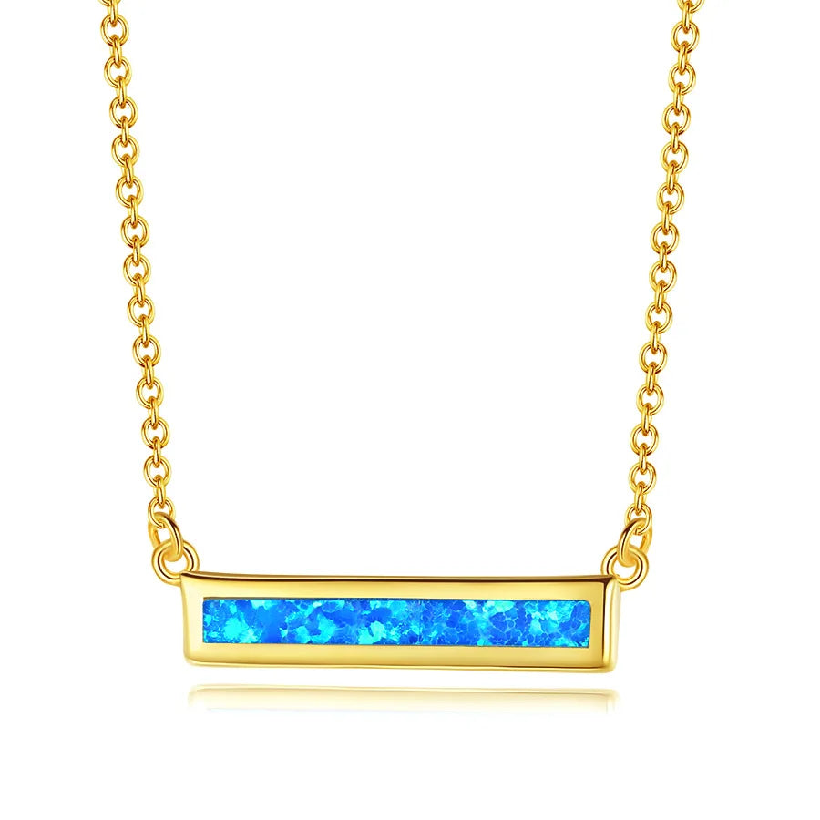 Custom Luxury 925 Silver Opal Pendant Necklace Diamond Trend Style Engagement Wedding Party Jewelry Gift for Women