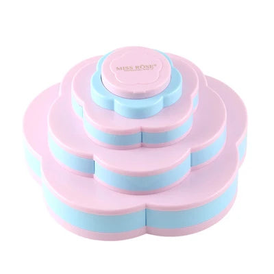 MISS ROSE K1 Multifunctional Makeup Set Pink Rotating Air Cushion BB Premium Accessory