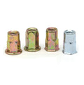 M8 Flat Round Head Internal and External M6 1/4" Half Hex Steel Half Hex Rivet Nuts Rivnut Threaded Inserts Nutsert