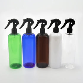 30ml 60ml 100ml 250ml 300ml 500ml Black White clear Trigger Spray Bottle PET Plastic Bottle with Trigger Pump Spray Cap