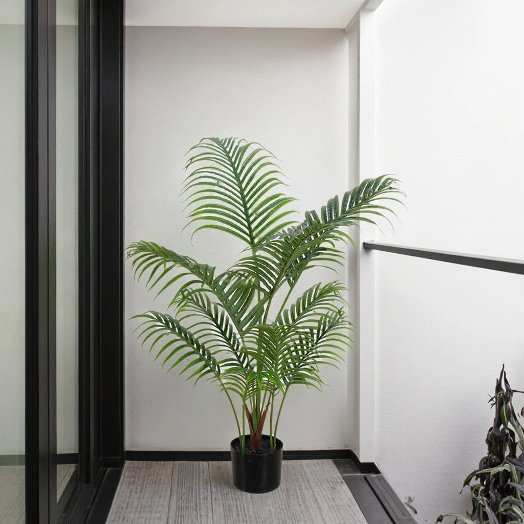 Mini Artificial Wild Phoenix Palm Bonsai Tree Potted Plant-High Simulation Eco-Friendly Thanksgiving Christmas Easter Wedding