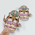 UV Printing Anti-UV Waterproof Adhesive Vinyl Cartoon Die Cut Custom Shapes Sticker Company Logo Label Stickers