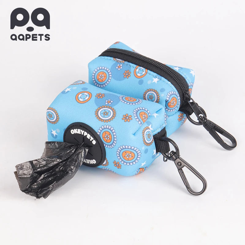 QQpets Eco-Friendly Portable Dog Poop Bags Holder with Custom Design Polyester Material Various Sizes All-Season Use