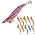 Japanese Umbrella Hook 3.5# EGI Squid Jig Cloth Wooden Shrimp Bait Egi Squid Hook Jigging Sea Fishing Lure