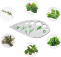 9-Hole Stainless Steel Kitchen Herb Stripper Custom Logo LooseLeaf Kale Razor Metal Peeler Everyday Tool for Leaf Peeling