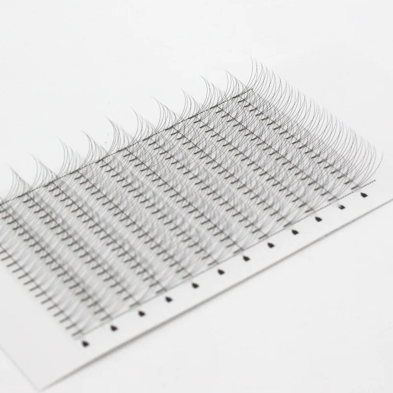 Wholesale Double 3D 4D 5D 6D Premade Fans Eyelash Extension Spike W Style Faux Mink Natural Soft Bloom Lash Automatic Fans