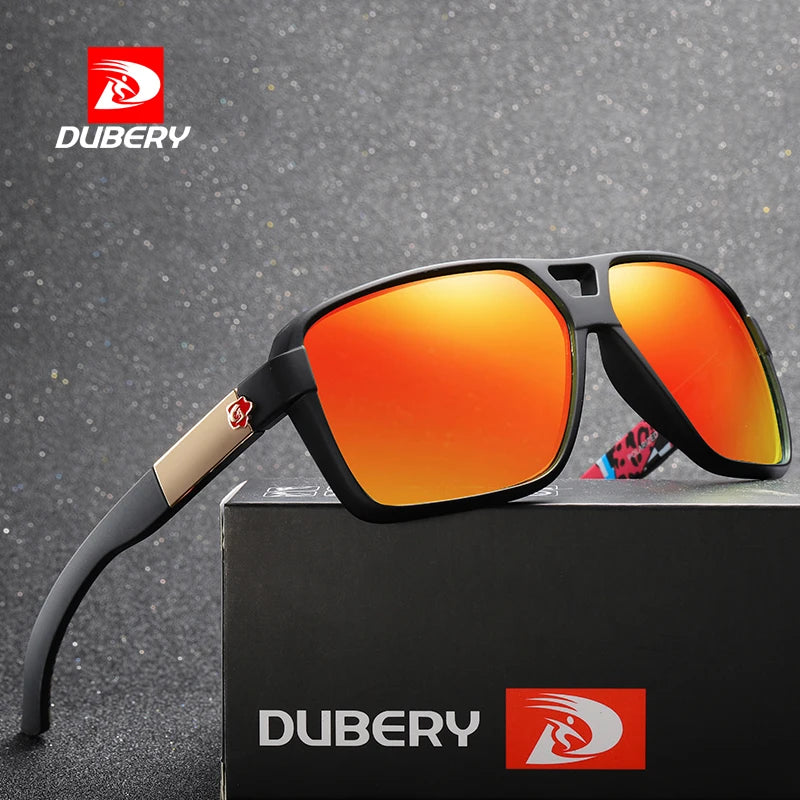 DUBERY Vintage Sunglasses Polarized Men's Sun Glasses for Men UV400 Shades Driving Black Goggles Oculos Male 8 Colors Model D167