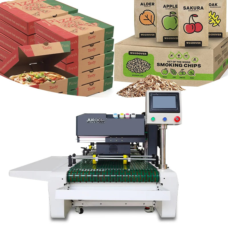 Jucolor SP500 Single Pass Paper Package High Speed Printing Machine CMYK Colors 210mm 420mm Colorful Printer