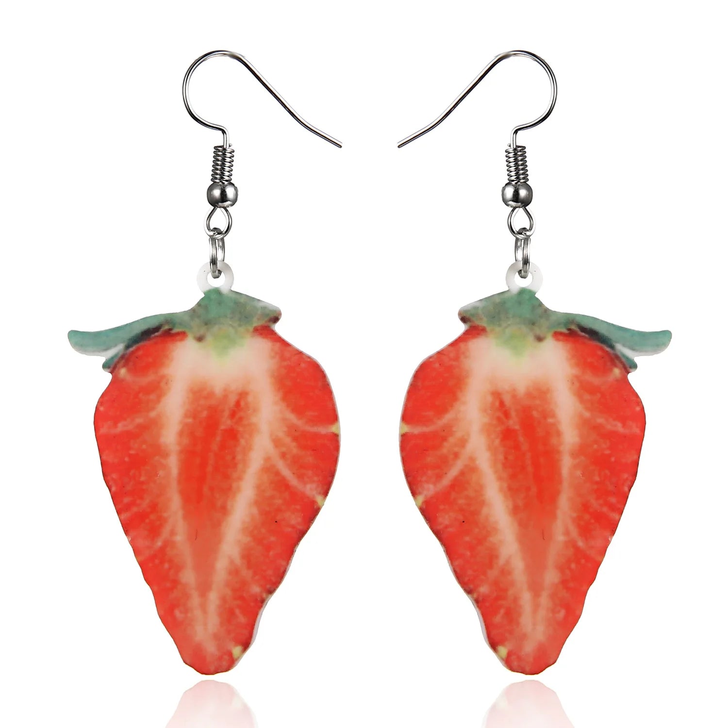 Cute Assorted Resin Multi Fruit Earrings Women Dangle Earrings Kawaii Cute Handmade Food Fruit Earrings