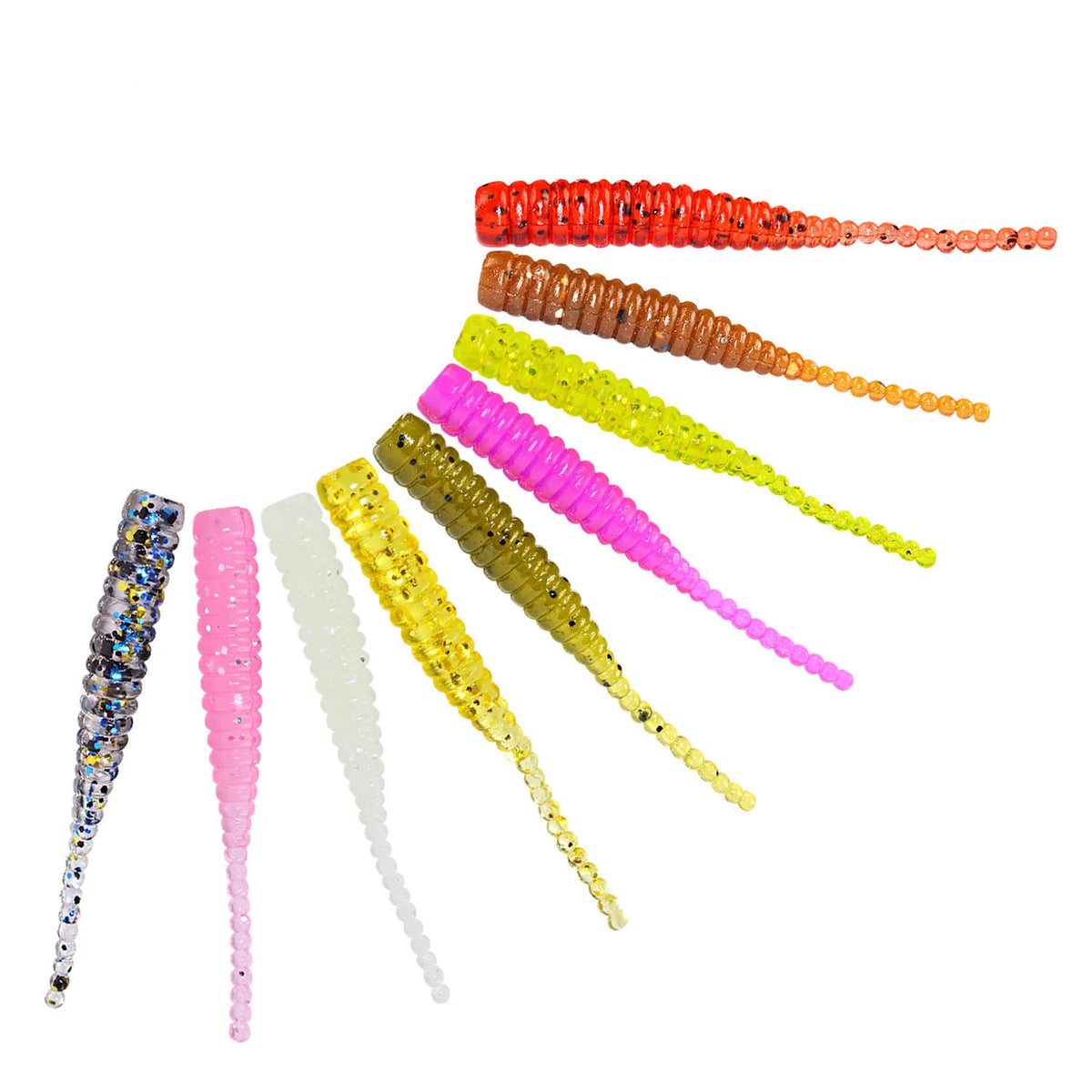 Root Fishing Soft Bait 38mm 0.36g 15pcs Oem Worms Plastic Soft Lure Swimbait Artificial Bait Sea Fishing Ocean Fishing Tackle