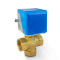 CE Certified 1/2"-1" Brass Electric Ball Valves 2-Wire Two Way AC220V/AC24V Water Shut-off Valve
