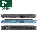 Paulkitson DP48X Professional Digital Audio Processor 4/8 FIR DEQ 192KHZ Sampling Rate DSP Audio Equipment Metal Material