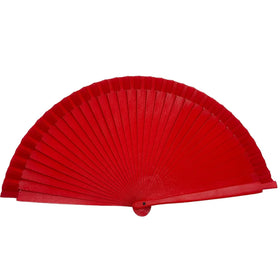 Spanish Folding Fan Vintage Solid Color Women Wooden Hand Fan for Dancing Party Performance Festival Gift