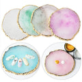Nail Supplies Resin Gold Edge Nail Art Color Mixed Palette Macnire Salon Nail Polish Palette