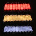 DC 12V High Bright 10 Rows 12 Lamps Flexible IP65 Waterproof Injection LED Modules for Outdoor Advertising Board