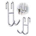 Wholesale 304 Stainless Steel Over Shower Glass Door Hook Shaver Squeegee Towel Robe Bathing Suits Heavy Duty Hangers