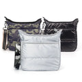 Autumn Winter Puffer Bag New Style Puffer Crossbody Light Weight Shoulder Bag Unisex Camouflage Nylon Phone Bag