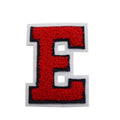 Hand-Embroidered Greek Letter Chenille Embroidery Patches Sew-On Style Badges in Fabric