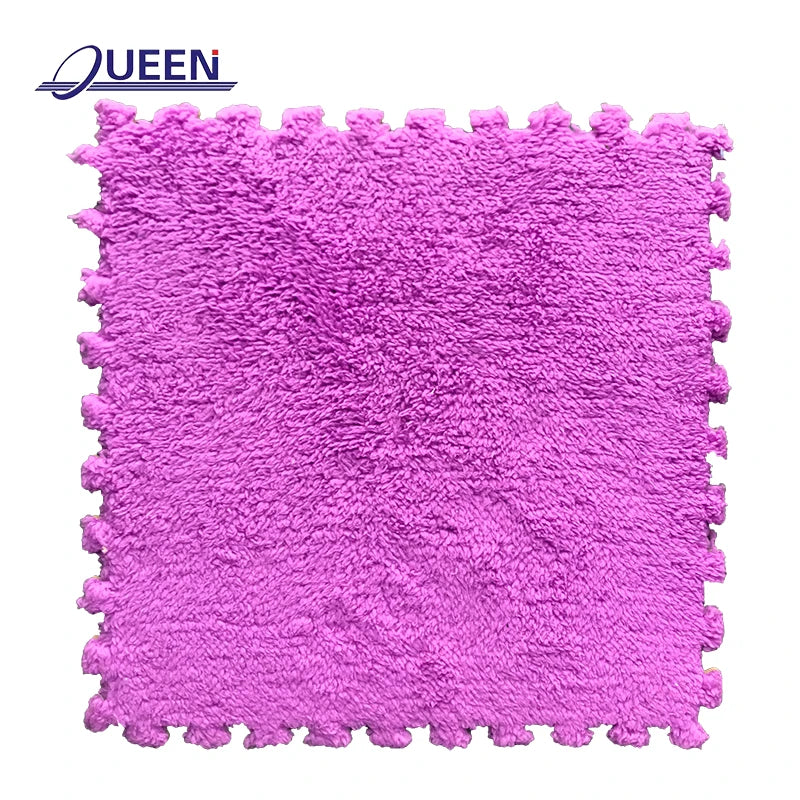 LINYIQUEEN Shaggy Exercise Tiles Play-mat Floor-carpet Foam-puzzle Carpets Rugs Living Room Modern Fluffy Plush Shaggy Carpet