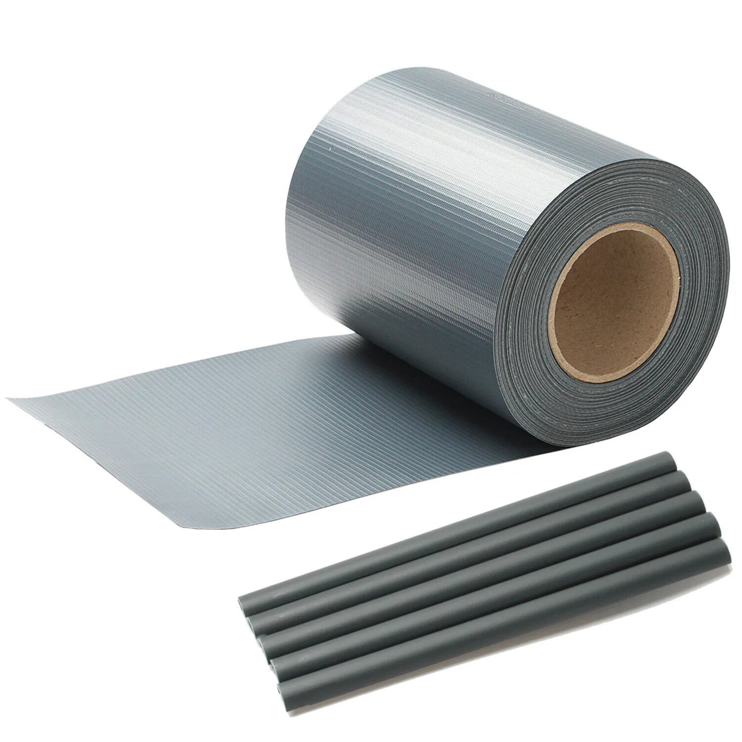Anti-UV and Waterproof 19cm*35m With 20 Clips Pvc Strip Screen Fence  Roll for Garden Fence Double Rod Mats