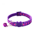 Wholesale Stocked Polyester Quick Release Adjustable Nylon Breakaway Cat Collar with Bell