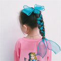 New Organza Girl Bow Hair Clips Children Princess Hair Rope Ribbon Hairpins Lovely Sweet Barrettes Kids Hair Accessories