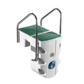 Easy Control 2HP Swimming Pool Cleaner with 25m3/h Flow Rate Wall-Mounted Stainless Steel Rail Filter Pipeless Pool Filter