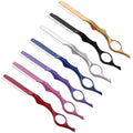 Professional Stainless Steel Hair Thinning Barber Razor Blades 17.5cm Slimming Hair Styling Tool C6100
